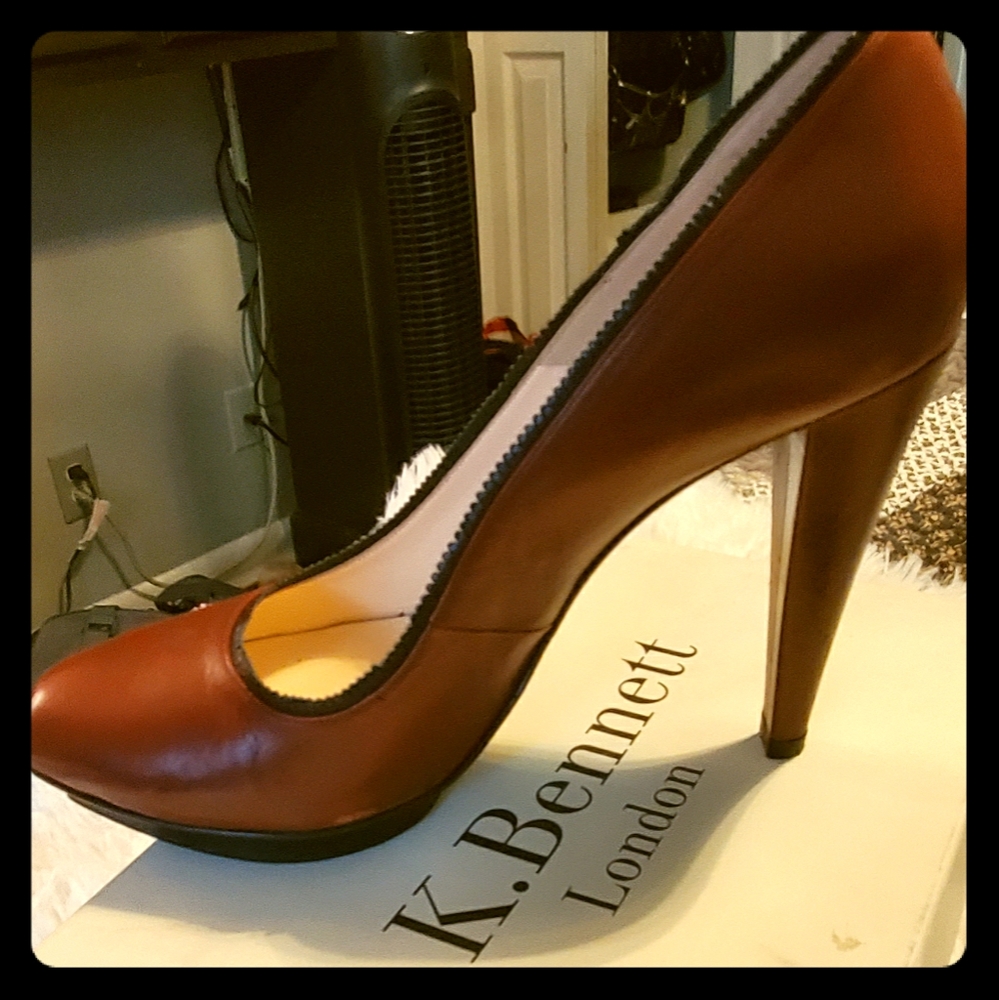 LK. Bennett Platform Heels slight round toe